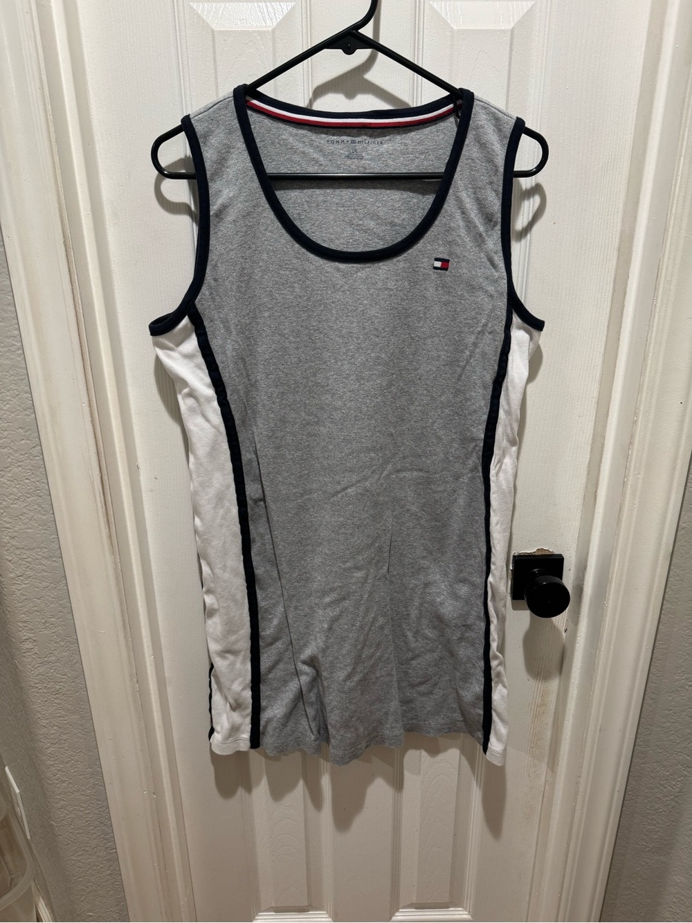 Tommy Hilfiger Gray Cotton Dress
